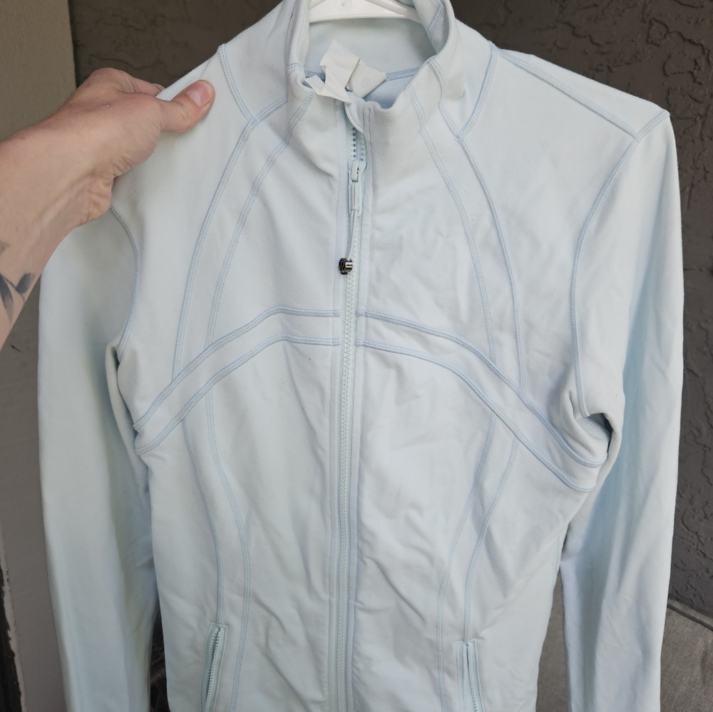 Lululemon Define Jacket - Sheer Blue - Size 8